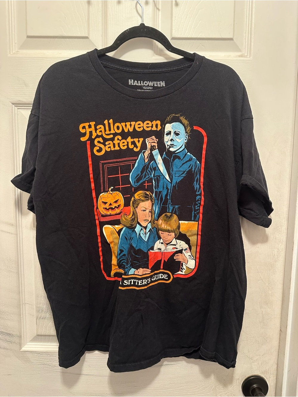 Halloween Safety Graphic Tee.